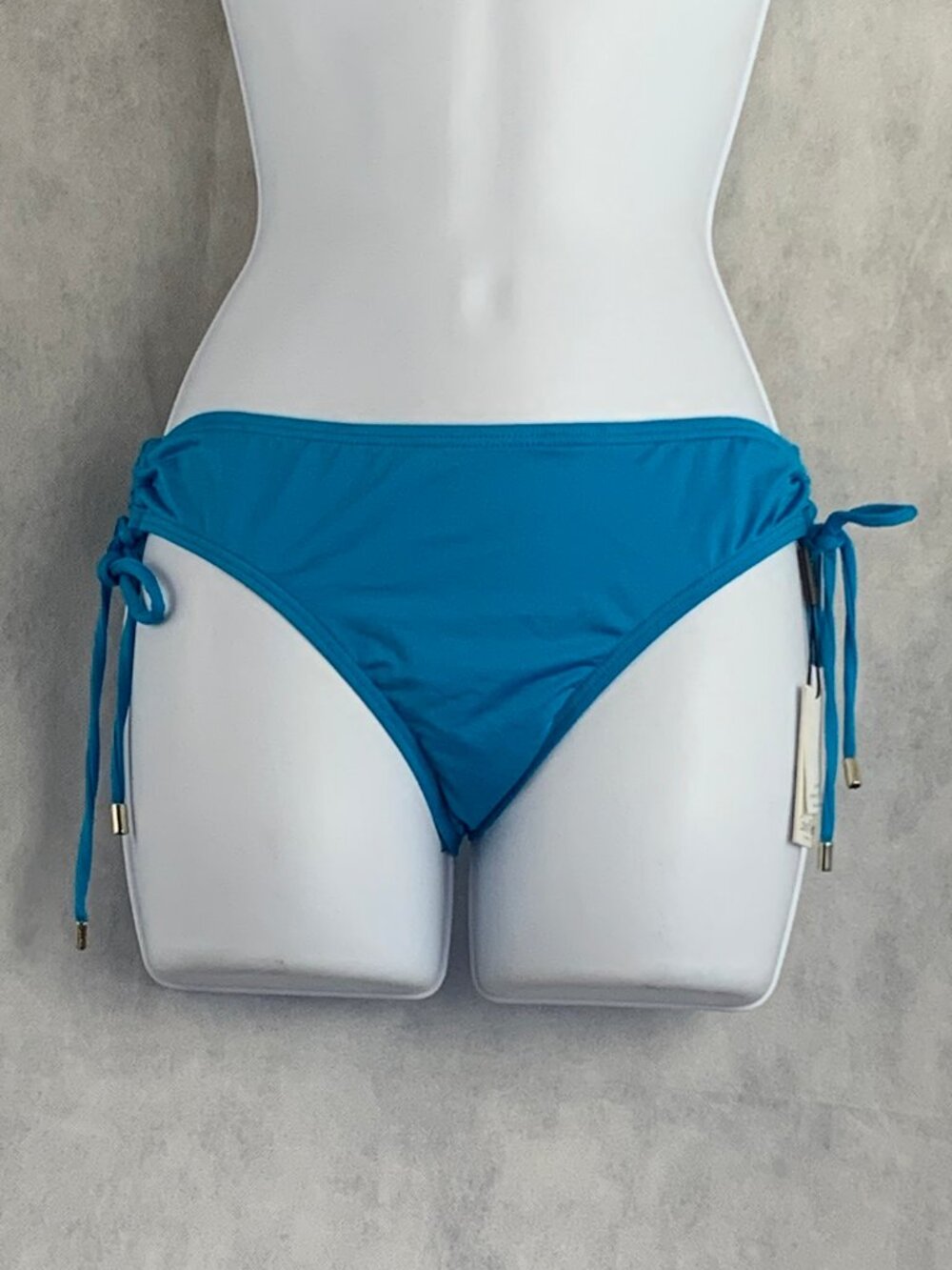 Calvin Klein Women's Side Tie Hipster Bikini Swim Bottom, Cyan Blue, XS
